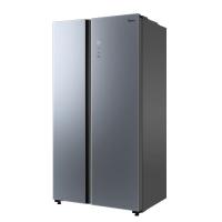 美的/Midea BCD-611WKGPZM(Q) 601-700L/1级/对开门/电脑控温/风冷/灰色/电冰箱